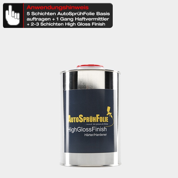 AutoSprühFolie HÄRTER für HighGlossFinish, 1 Kg (€77,35/kg)